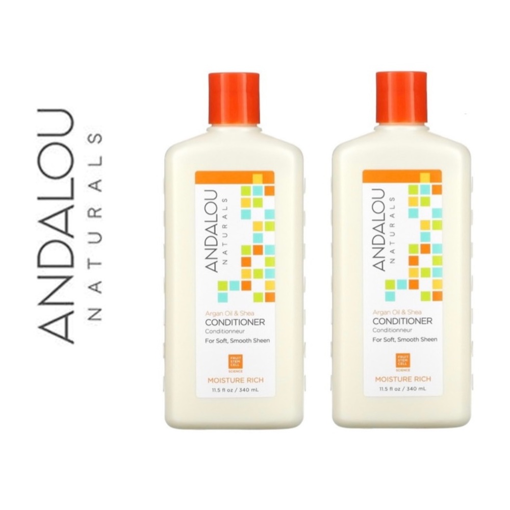 🆕 (2 PCs) Andalou | Argan Oil & Shea Conditioner